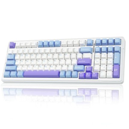 Mechanical Gaming Keyboard F99 - Graywood Switch Gray/White