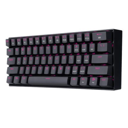 Black K630 Mechanical Keyboard with Brown Switches & Pink LED
