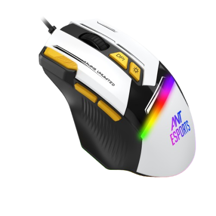 GM333 RGB Wired Ergonomic Optical Gaming Mouse