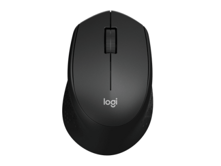 Black Silent Wireless Optical Mouse for Laptop PC