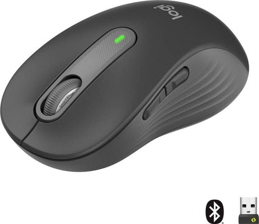 m650-silent-large-sized-hands-logitech-original-imagb2z37ghnz6jr.jpg Full Size Wireless Mouse - Graphite - Ergonomic Comfort - Image 1